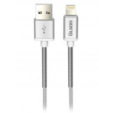 Кабель Partner/Olmio USB to Apple Lightning 1.2m 2.1A пружинный белый