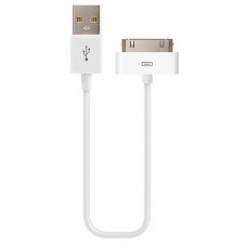 Кабель Partner/Olmio USB to Apple 30pin 1m 2.1A белый