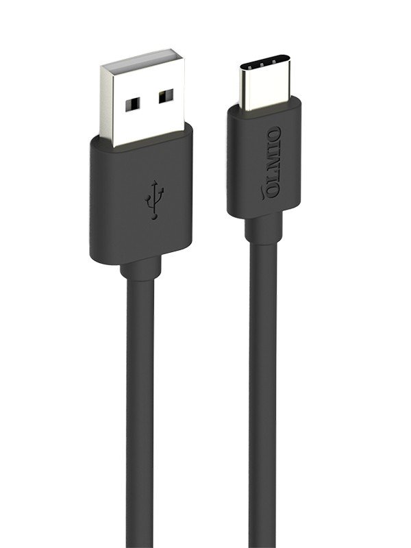 Кабель Partner/Olmio USB to Type-C 1m 2.1A черный