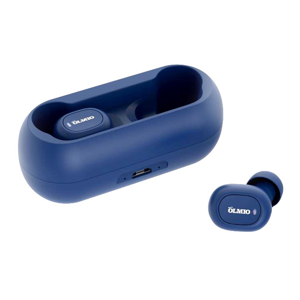 Bluetooth-наушники Partner/Olmio True TWE-02 синие